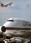 1979 Lufthansa Boeing 747 Postcard