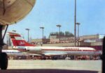 1981 Interflug TU134 Berlin-Schonefeld Airport Postcard DDRSCS
