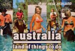 1982 Air New Zealand. Australia, land of things to do