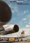 1985 Lufthansa 707 History Booklet Cover