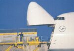1990 Lufthansa Boeing 747-200 Cargo Postcard