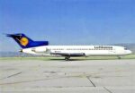 1992 Lufthansa Boeing 727-230 D-ABKT Postcard